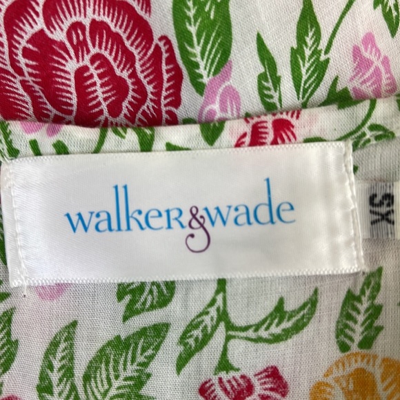 Walker & Wade Voyager Wrap Dress Floral Size XS Resort Wear - Picture 9 of 11
